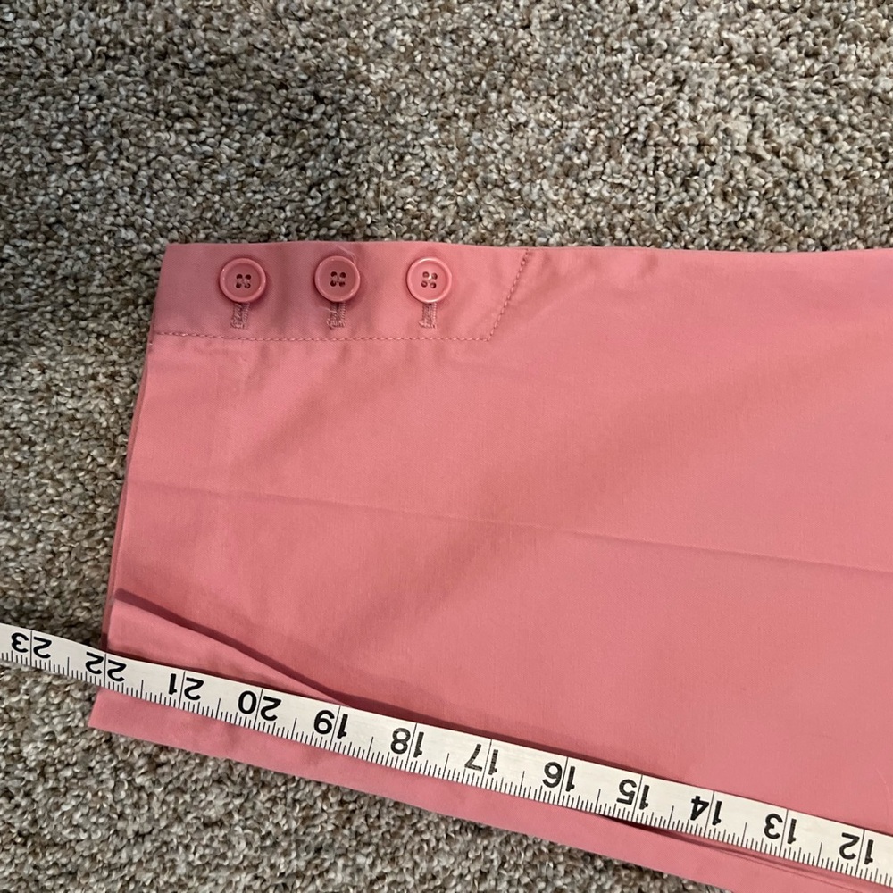 Talbots PERFECT CROP in coral, 14P - Picture 3 of 4